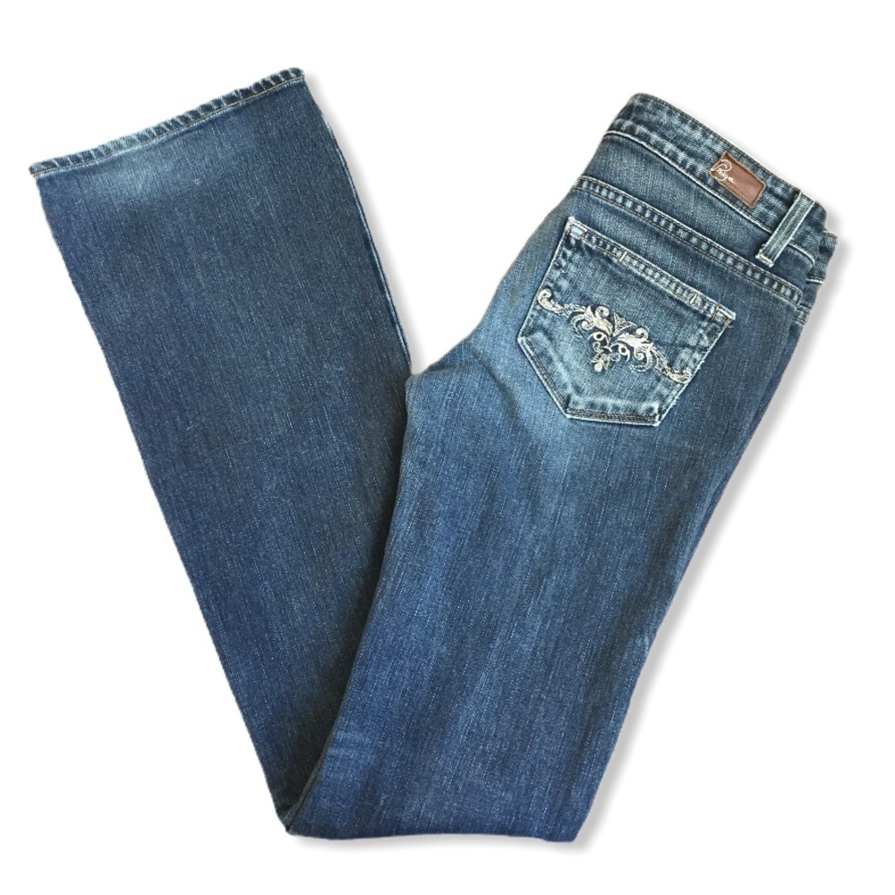 Paige 26 LONG TALL boot cut jeans Hollywood Hills